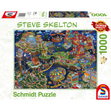 Schmidt Puzzle játék 1000 darabos Steve Skelton If Sixes were Nines puzzle, kirakós