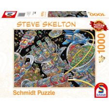 Schmidt Puzzle játék 1000 darabos Steve Skelton Space Colony puzzle, kirakós