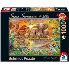 Schmidt Puzzle játék 1000 darabos Steve Sundram African Wildlife puzzle, kirakós
