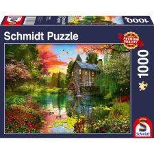Schmidt Puzzle játék 1000 darabos The watermill puzzle, kirakós