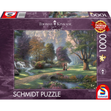 Schmidt Puzzle játék 1000 darabos Thomas Kinkade Walk of Faith puzzle, kirakós
