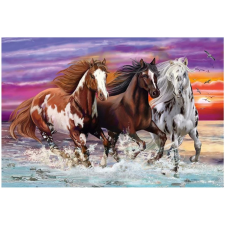 Schmidt Puzzle játék 200 darabos Trio of wild horses puzzle, kirakós