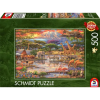 Schmidt Puzzle játék 500 darabos Paradicsom a Kilimandzsáró alatt