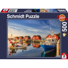Schmidt Puzzle játék 500 darabos Weisse Wiek Horgász kikötő puzzle, kirakós