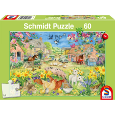 Schmidt Puzzle játék 60 darabos My little farm puzzle, kirakós
