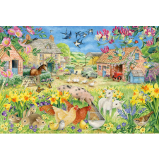 Schmidt Puzzle - Vidám Farm - Kirakó - 60 db puzzle, kirakós