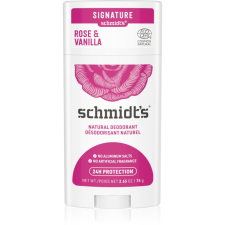 Schmidt's Rose + Vanilla alumínium sótól mentes dezodor 75 g dezodor