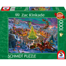 Schmidt Spiele 58609 kirakós játék 1000 db Karácsony puzzle, kirakós