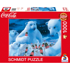 Schmidt Spiele Coca-Cola Jegesmedvék - 1000 darabos puzzle puzzle, kirakós