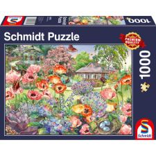 Schmidt Spiele Puzzle 1000 db-os - Virágos kert - Schmidt 58975 puzzle, kirakós