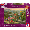 Schmidt SPIELE Puzzle játék 1000 darabos Thomas Kinkade Bibi Blocksberg - Fiatal boszorkák találkozója
