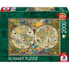 Schmidt SPIELE Puzzle játék 2000 darabos A Föld lényei