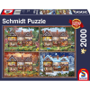 Schmidt SPIELE Puzzle játék 2000 darabos House of four seasons