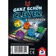 SCHMIDTSPIELE Ganz schön clever Ersatzblock társasjáték kiegészítő pontozólap csomag társasjáték