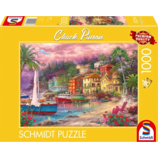 SCHMIDTSPIELE Puzzle játék 1000 darabos Chuck Pinson: Tengerparti varázslat puzzle, kirakós
