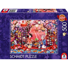 SCHMIDTSPIELE Puzzle játék 500 darabos Japán tea ceremónia puzzle, kirakós
