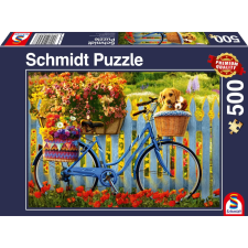 SCHMIDTSPIELE Puzzle játék 500 darabos Sunday outing with good friends (58957) puzzle, kirakós