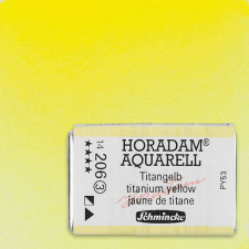 Schmincke Horadam akvarellfesték, 1/1 szilkés - 206, titanium yellow akvarell