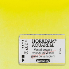Schmincke Horadam akvarellfesték, 1/1 szilkés - 207, vanadium yellow akvarell