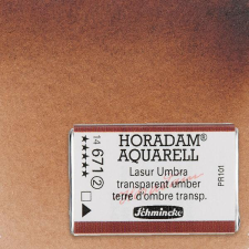 Schmincke Horadam akvarellfesték, 1/1 szilkés - 671, transparent umber akvarell