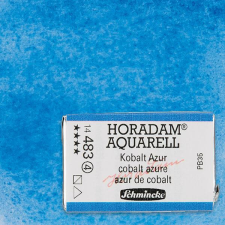 Schmincke Horadam akvarellfesték, 1/1 szilkés, granuláló - 483, cobalt azure akvarell