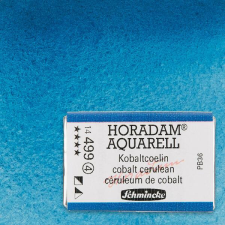 Schmincke Horadam akvarellfesték, 1/1 szilkés, granuláló - 499, cobalt cerulean akvarell