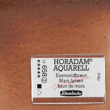 Schmincke Horadam akvarellfesték, 1/1 szilkés, granuláló - 658, mars brown akvarell