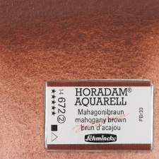 Schmincke Horadam akvarellfesték, 1/1 szilkés, granuláló - 672, mahogany brown akvarell
