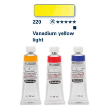 Schmincke Mussini olajfesték, 35 ml - 220, vanadium yellow light hobbifesték