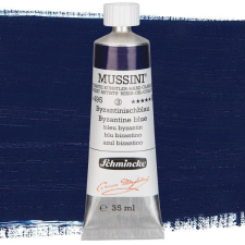 Schmincke Mussini olajfesték, 35 ml - 495, byzantine blue hobbifesték