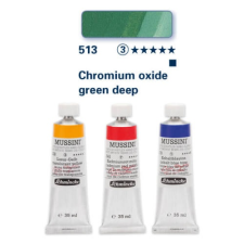 Schmincke Mussini olajfesték, 35 ml - 513, chromium oxide green deep hobbifesték