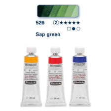 Schmincke Mussini olajfesték, 35 ml - 526, sap green hobbifesték