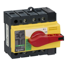 SCHNEIDER 28916 Interpact INS40 3P piros kapcsoló sárga homloklap villanyszerelés
