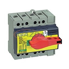 SCHNEIDER 28918 Interpact INS63 3P piros kapcsoló sárga homloklap villanyszerelés