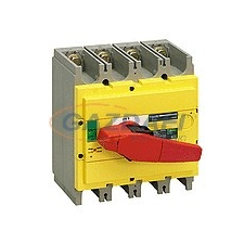 SCHNEIDER 31131 Interpact INS400 4P piros kapcsolókar, sárga homloklap villanyszerelés