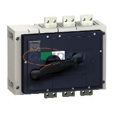SCHNEIDER 31331 Interpact INS800 4P alapkészülék fekete fogantyúval villanyszerelés