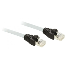 SCHNEIDER 490NTC00005 Ethernet árnyékolt sodrott érpár Kábel, 5M, crossed, RJ45 connec. villanyszerelés