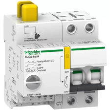 SCHNEIDER A9C66225 ACTI9 Reflex iC60H beépített megszakító vezérlés, 2P, D, 25A villanyszerelés
