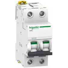 SCHNEIDER A9F94250 ACTI9 iC60L kismegszakító, 2P, C, 50A, monokonnekt villanyszerelés