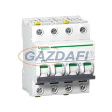 SCHNEIDER A9F94401 ACTI9 iC60L kismegszakító, 4P, C, 1A, monokonnekt villanyszerelés