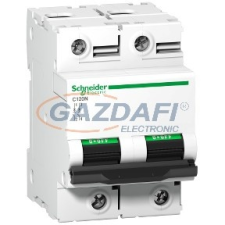 SCHNEIDER A9N18362 ACTI9 C120N kismegszakító, 2P, C, 100A villanyszerelés