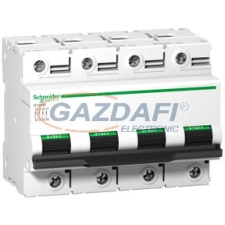 SCHNEIDER A9N18480 ACTI9 C120H kismegszakító, 4P, C, 100A villanyszerelés