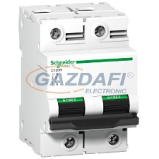 SCHNEIDER A9N18502 ACTI9 C120H kismegszakító, 2P, D, 100A villanyszerelés