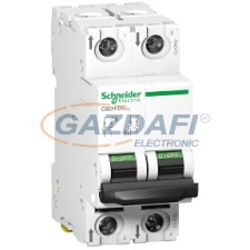 SCHNEIDER A9N61526 ACTI9 C60H-DC kismegszakító, 2P, C, 6A, 500VDC villanyszerelés
