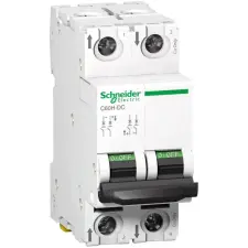 SCHNEIDER A9N61526 ACTI9 C60H-DC kismegszakító, 2P, C, 6A, 500VDC villanyszerelés