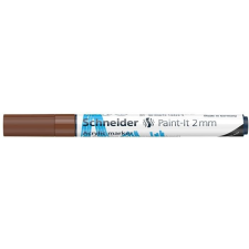 SCHNEIDER Akril marker, 2 mm, SCHNEIDER "Paint-It 310", barna filctoll, marker