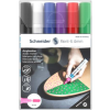  SCHNEIDER Akril marker készlet, 4 mm, SCHNEIDER "Paint-It 320", 6 különböző szín