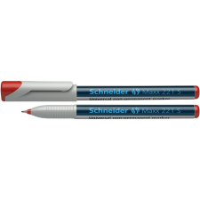 SCHNEIDER Alkoholmentes marker, OHP, 0,4 mm, SCHNEIDER "Maxx 221 S", piros filctoll, marker