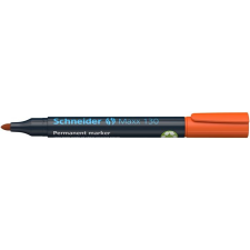 SCHNEIDER Alkoholos marker, 1-3 mm, kúpos, SCHNEIDER "Maxx 130", narancssárga filctoll, marker