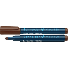 SCHNEIDER Alkoholos marker 1-3mm, kerek végű Schneider Maxx 130 barna filctoll, marker